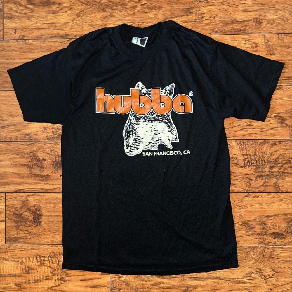 Vintage Hubba Skateboard Wheels San Francisco T-Shirt Mens Medium